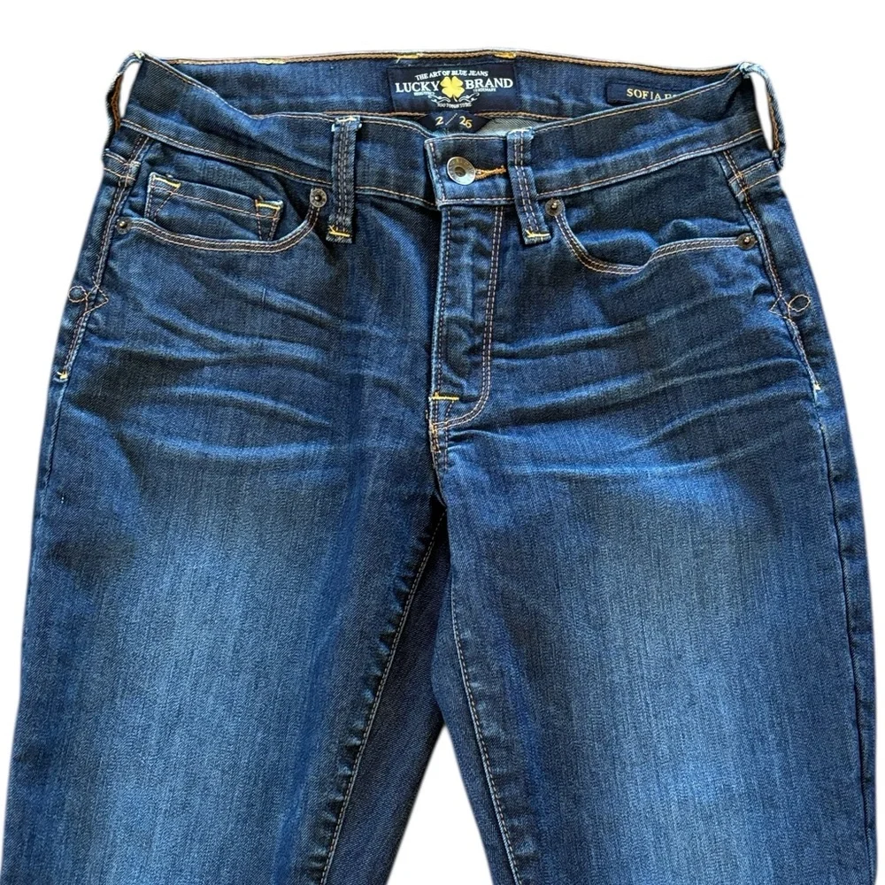 Lucky‎ Brand Sofia Boot Mid Rise Jean Size 2 / 26